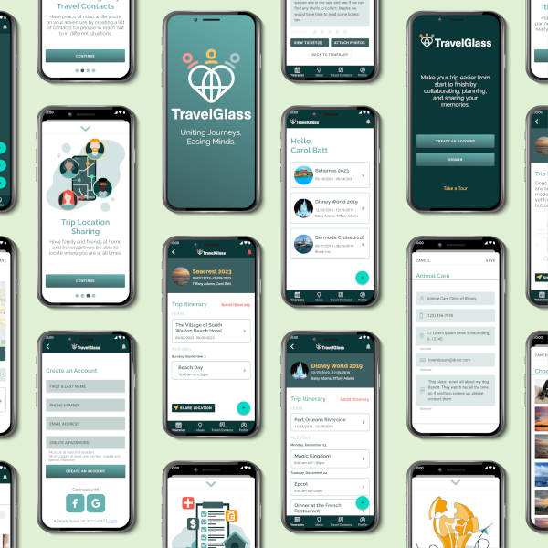 TravelGlass Mobile App Image