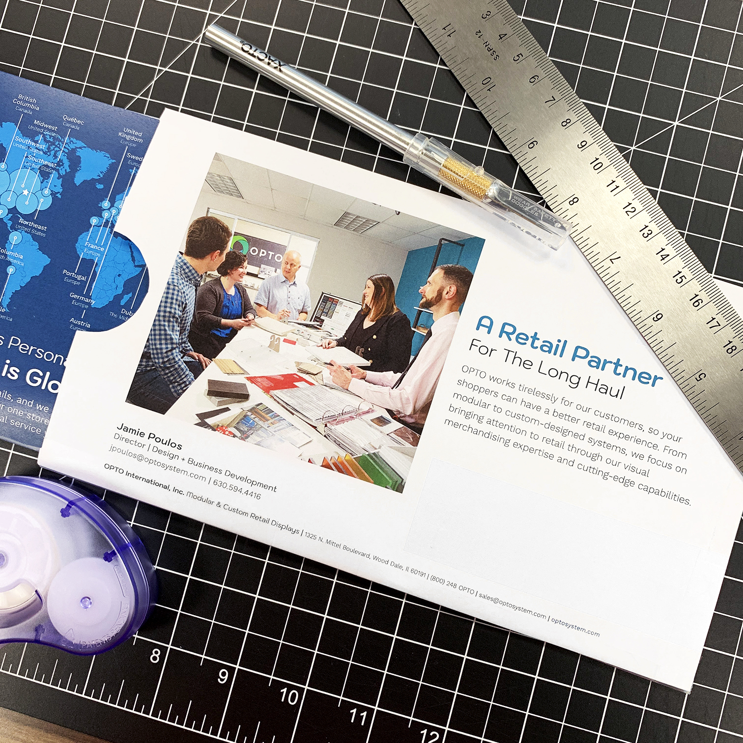 Back of Mailer Envelope